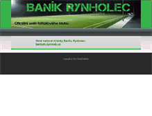 Tablet Screenshot of banikrynholec.bubakov.net